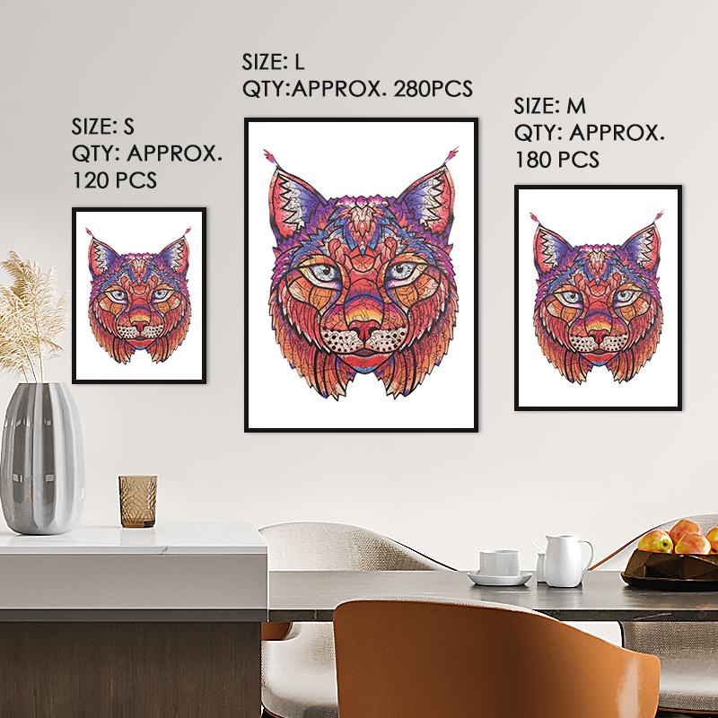 Bob Cat Wooden Jigsaw Puzzle - aimpuzzle