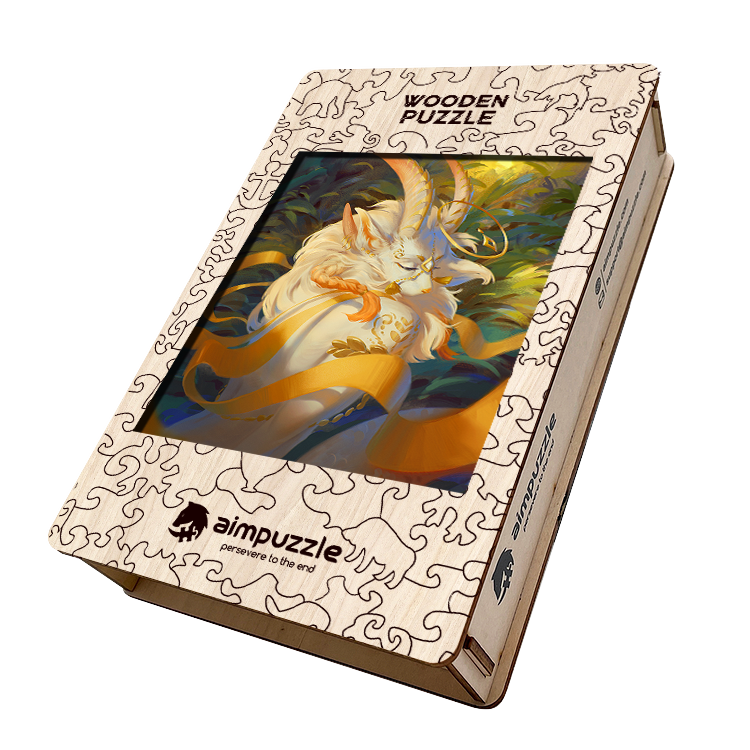 Antelope Princess Wooden Jigsaw Puzzle - aimpuzzle