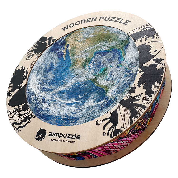 Earth Wooden Jigsaw Puzzle - aimpuzzle