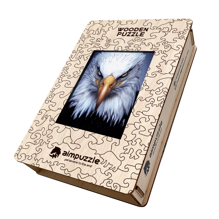 Eagle Face Wooden Jigsaw Puzzle - aimpuzzle