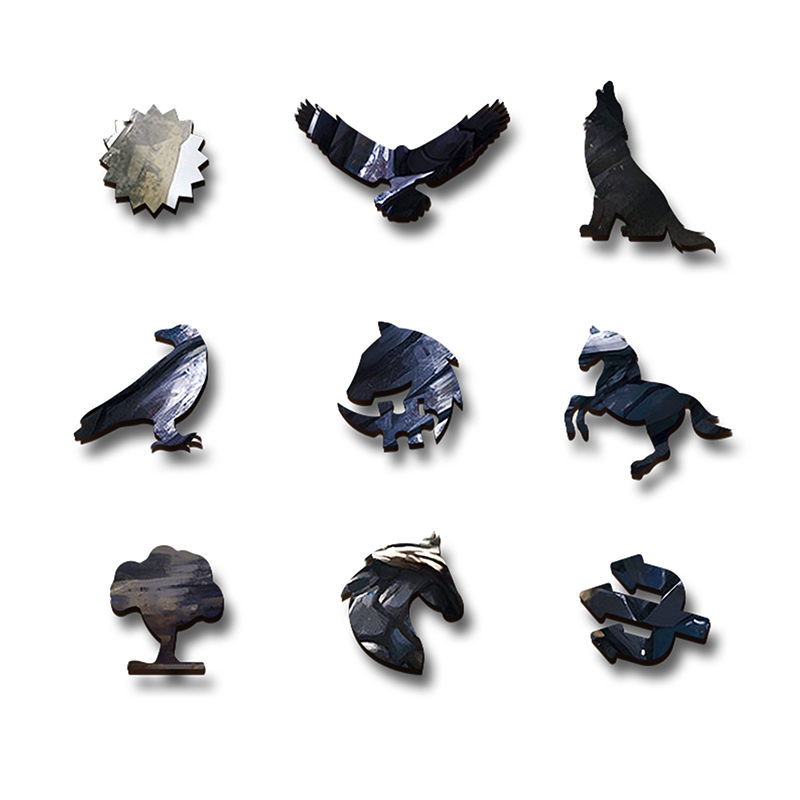 Black Dragon Wooden Jigsaw Puzzle - aimpuzzle