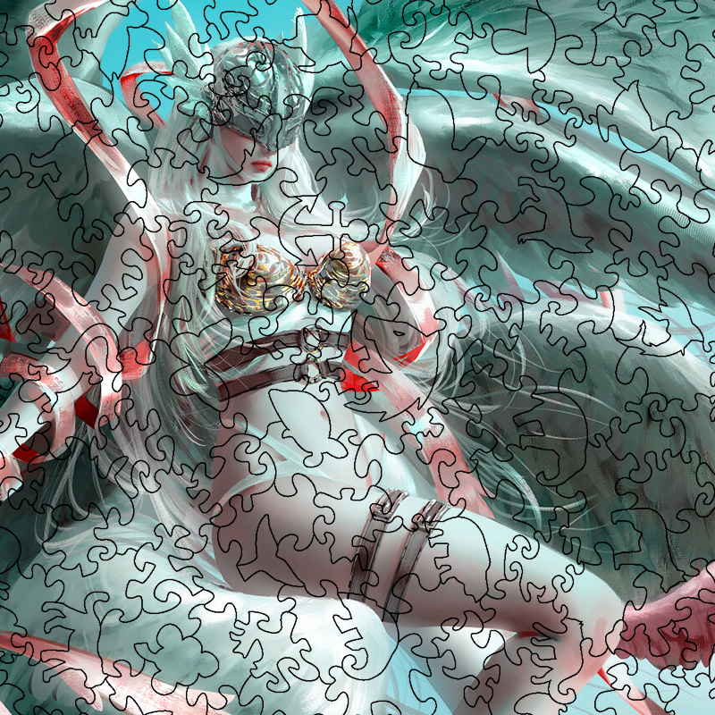 Angel Beast Wooden Jigsaw Puzzle - aimpuzzle