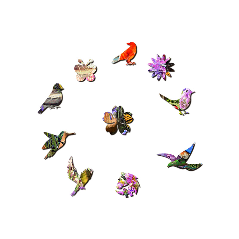 Bird Flocks Wooden Jigsaw Puzzle - aimpuzzle