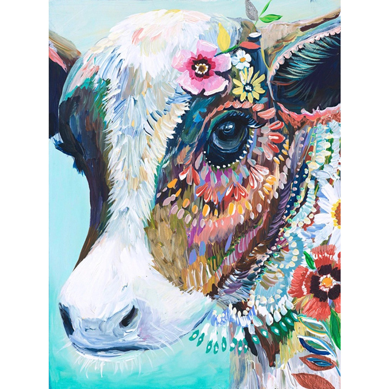Flowering Goat Wooden Jigsaw Puzzle - aimpuzzle