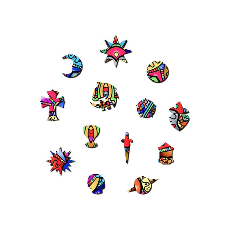 Medallion Wooden Jigsaw Puzzle - aimpuzzle