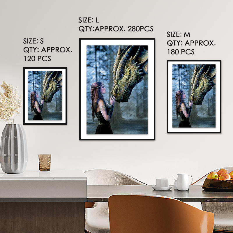 Queen and Dragon Wooden Jigsaw Puzzle - aimpuzzle