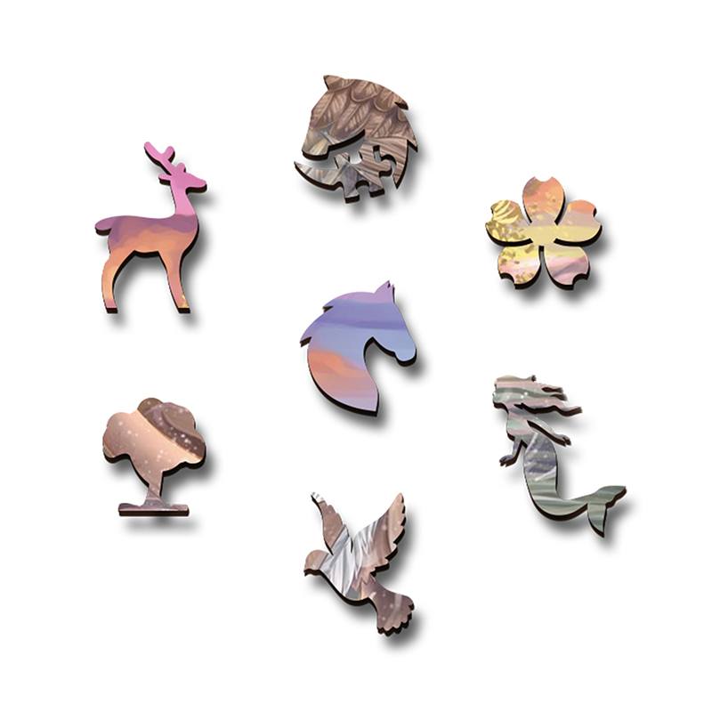 Unicorns Wooden Jigsaw Puzzle - aimpuzzle