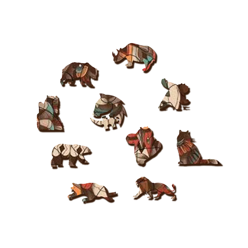 Bear Wooden Jigsaw Puzzle - aimpuzzle