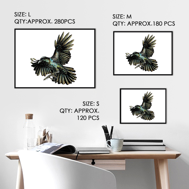 Crow Wooden Jigsaw Puzzle - aimpuzzle