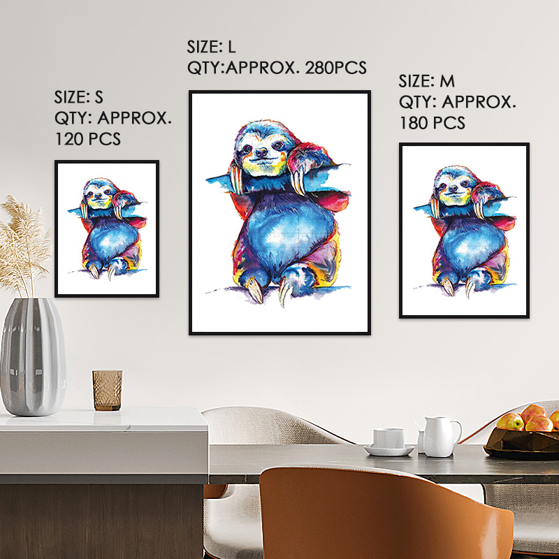 Cute Sloth Wooden Jigsaw Puzzle - aimpuzzle