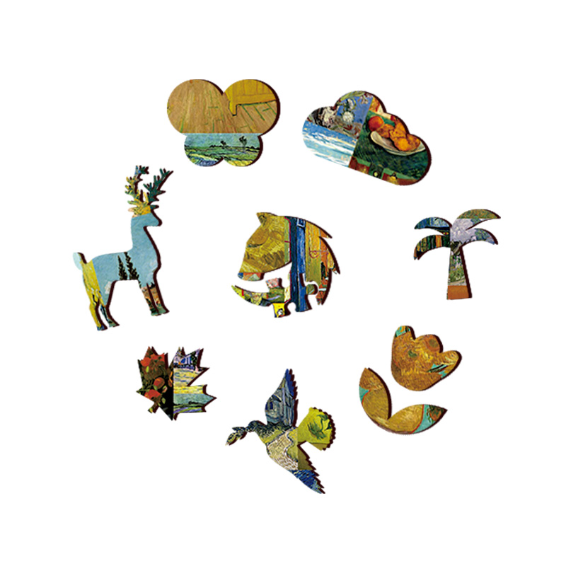 Van Gogh's works Wooden Jigsaw Puzzle - aimpuzzle