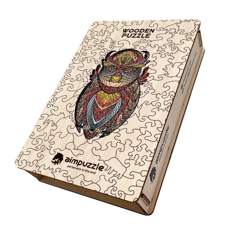 Owl Wooden Jigsaw Puzzle - aimpuzzle