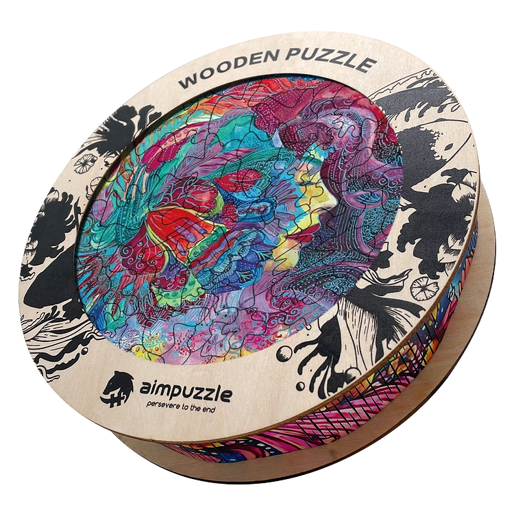 Flowers Art Wooden Jigsaw Puzzle - aimpuzzle