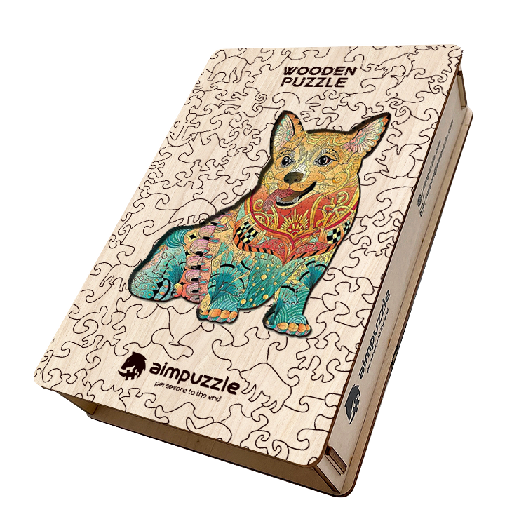 Corgi Dog Wooden Jigsaw Puzzle - aimpuzzle