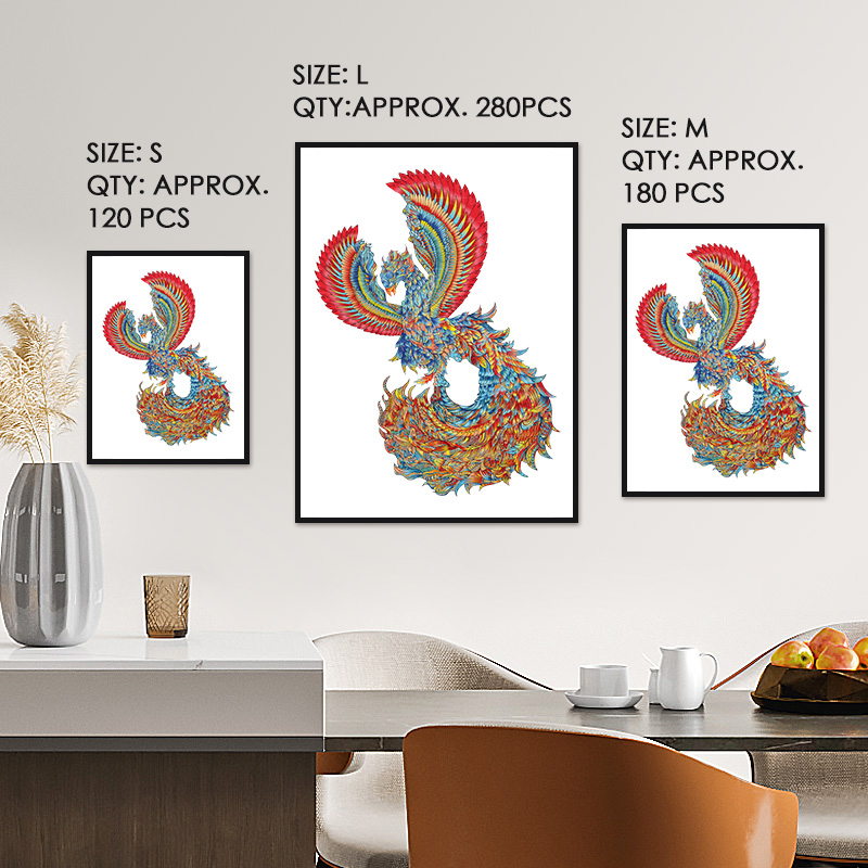 Phoenix Wooden Jigsaw Puzzle - aimpuzzle