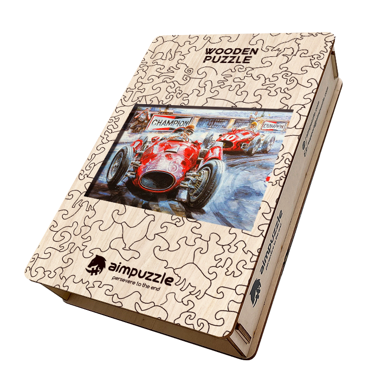 Racing Wooden Jigsaw Puzzle - aimpuzzle