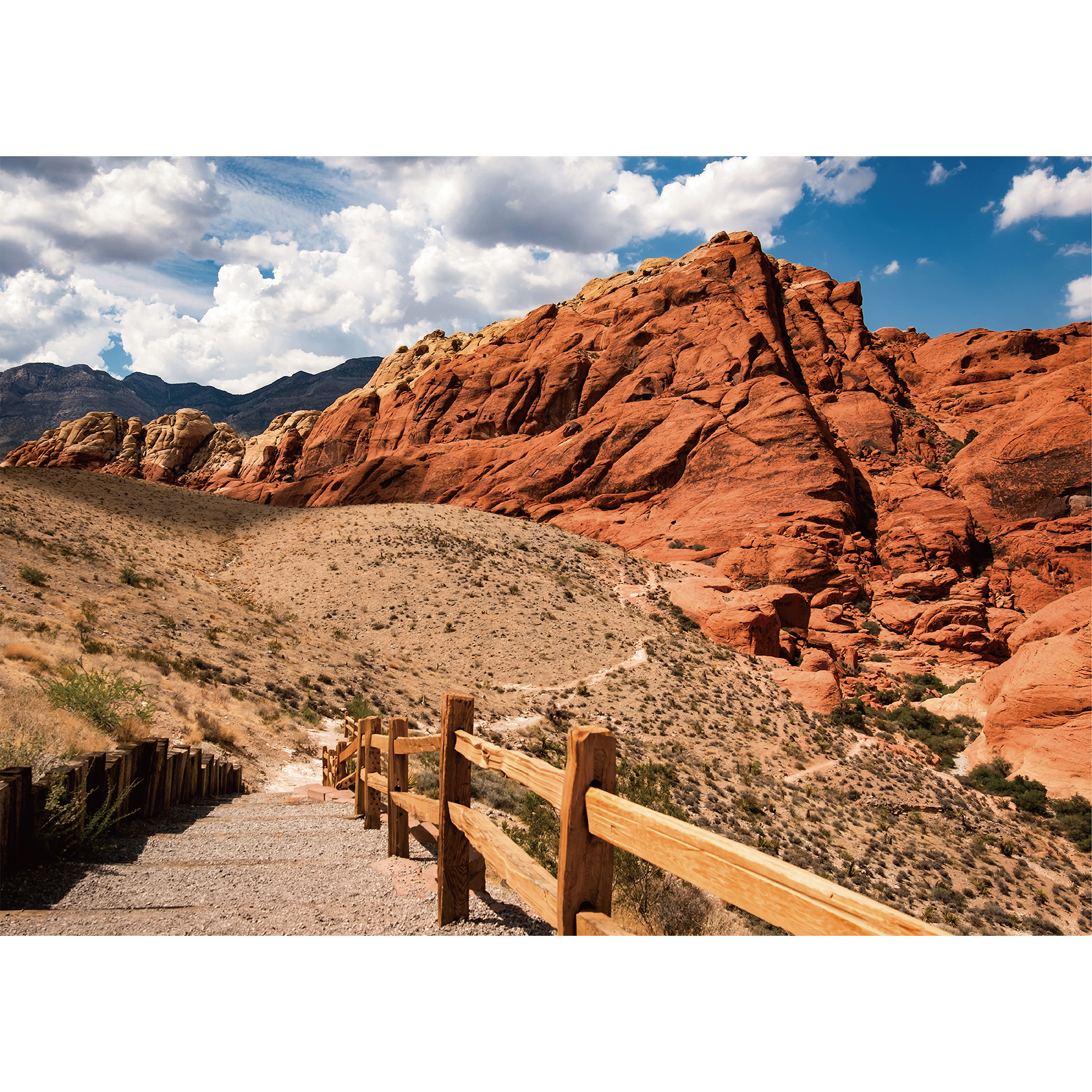 Red Rocks Wooden Jigsaw Puzzle - aimpuzzle