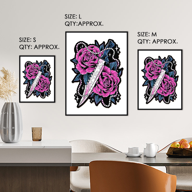 Pink Roses Wooden Jigsaw Puzzle - aimpuzzle