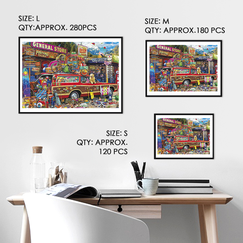 Summer Trip Car Wooden Jigsaw Puzzle - aimpuzzle