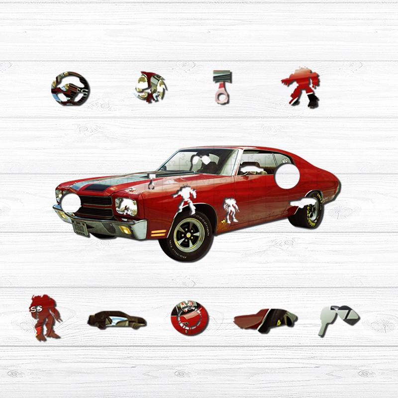 1970 CHEVELLE Wooden Jigsaw Puzzle - aimpuzzle