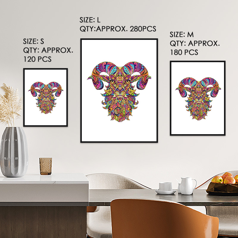 Goat Wooden Jigsaw Puzzle - aimpuzzle