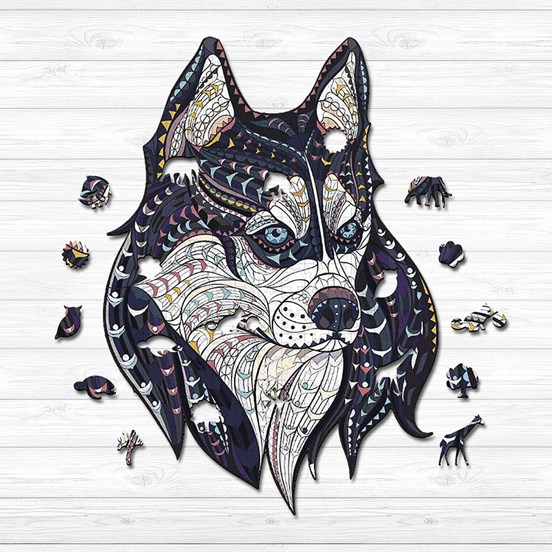 Husky Wooden Jigsaw Puzzle - aimpuzzle