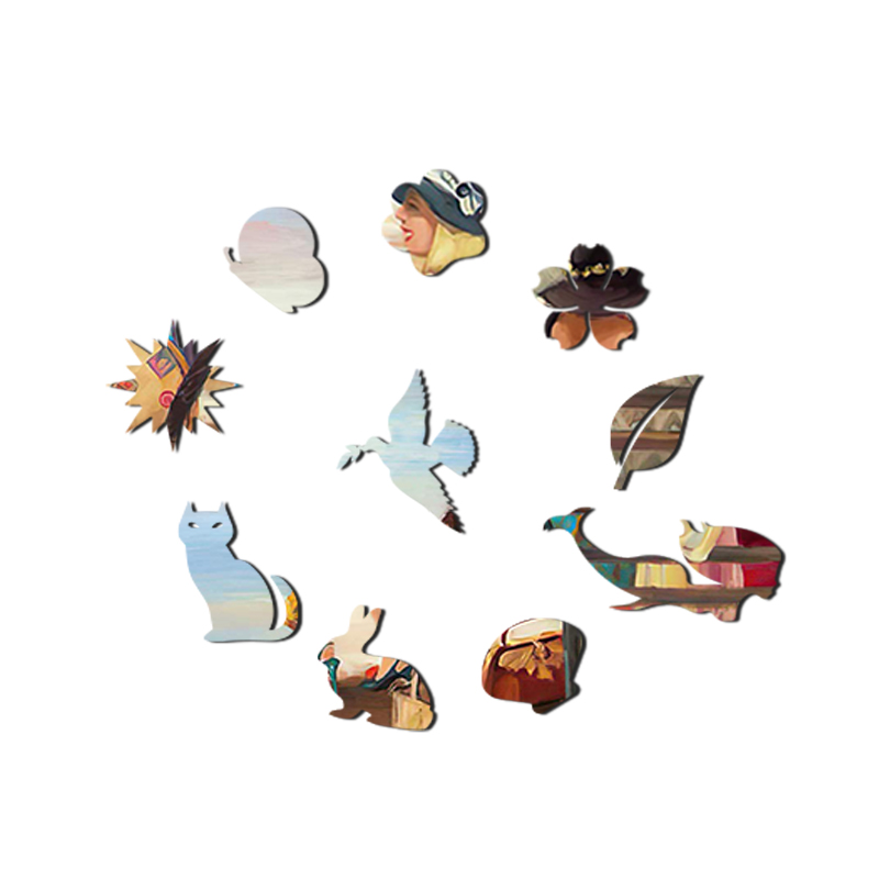 Modern Girl Wooden Jigsaw Puzzle - aimpuzzle