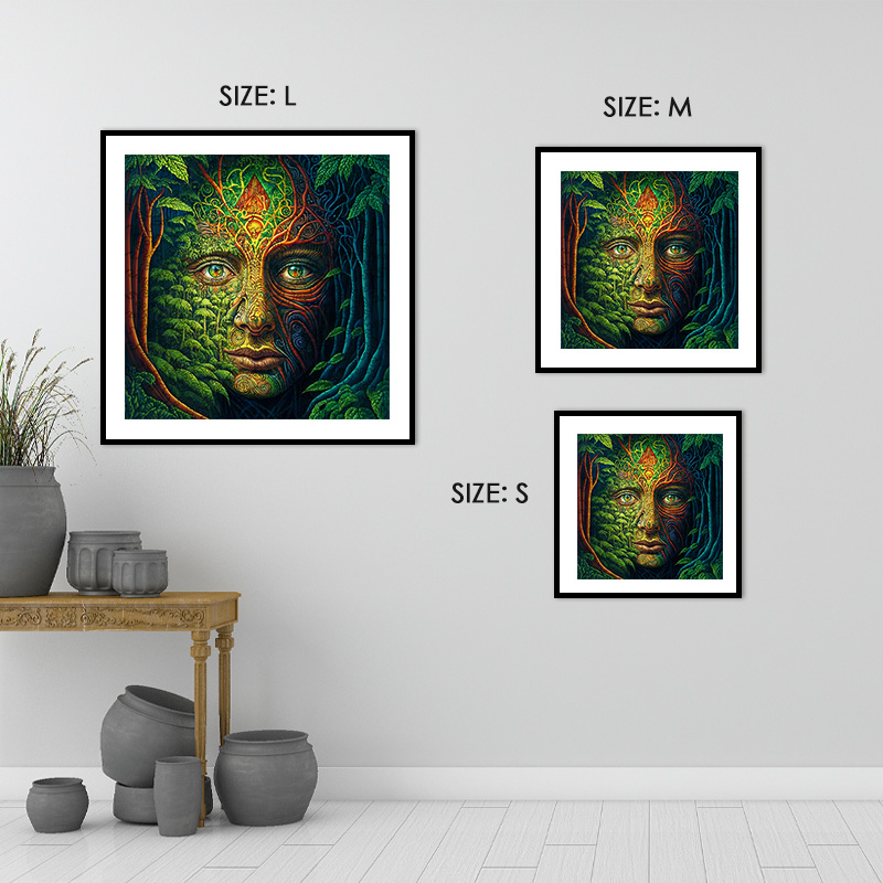 The Face Of Nature Art Wooden Jigsaw Puzzle - aimpuzzle