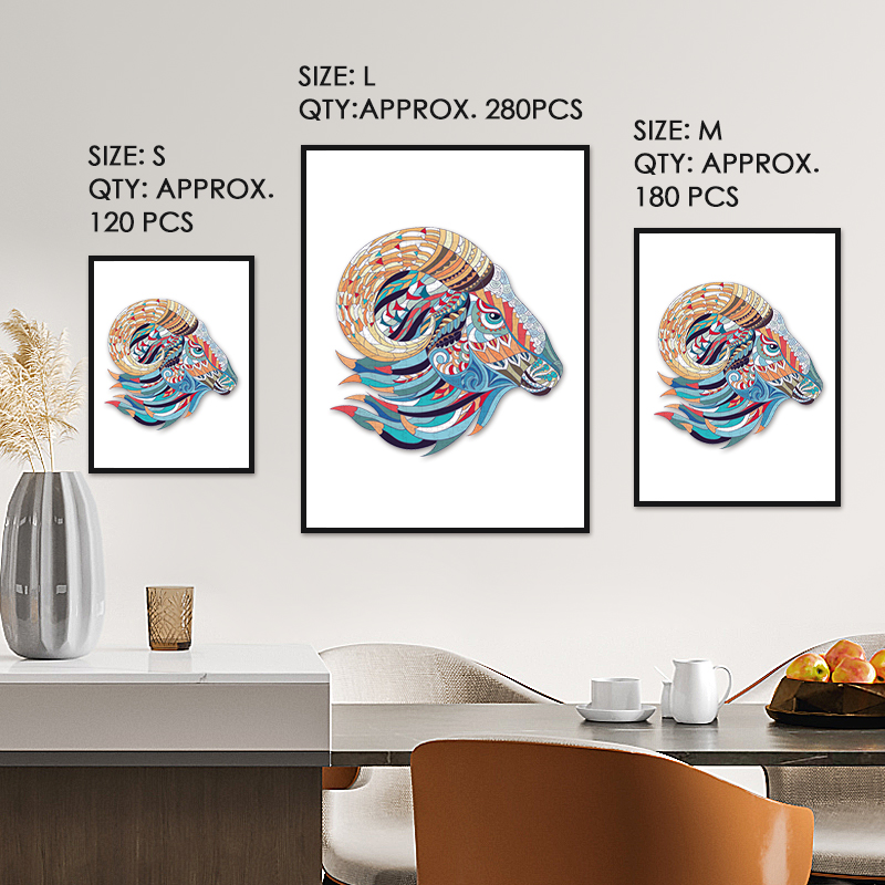 Antelope Wooden Jigsaw Puzzle - aimpuzzle