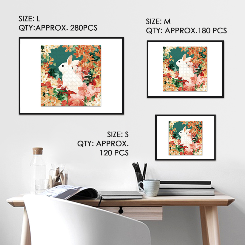 Cute Bunny Wooden Jigsaw Puzzle - aimpuzzle