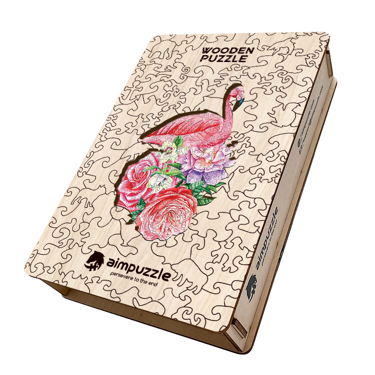 Flamingos Wooden Jigsaw Puzzle - aimpuzzle