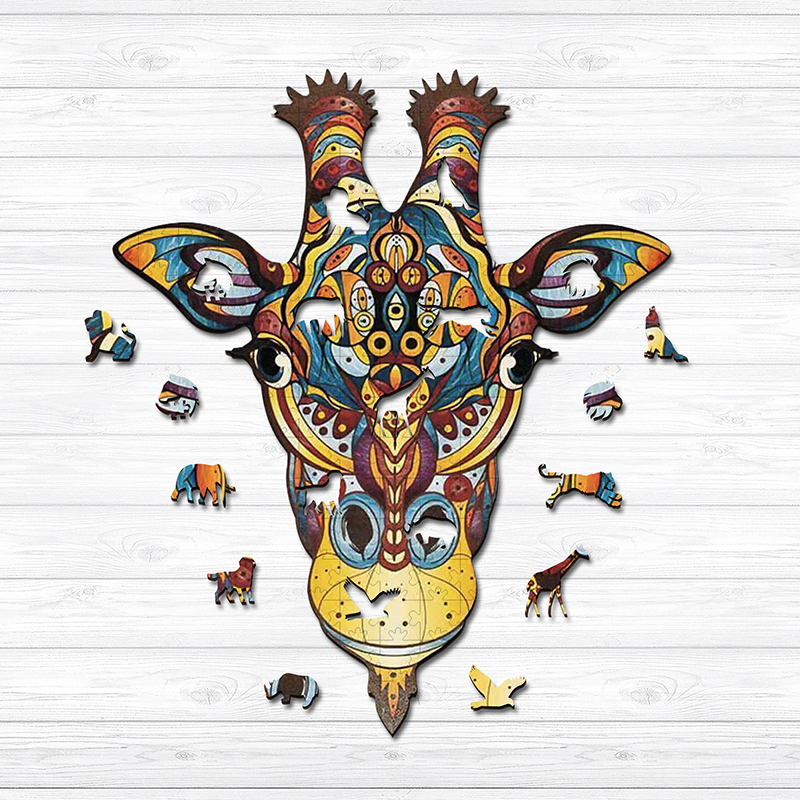 Giraffe Wooden Jigsaw Puzzle - aimpuzzle
