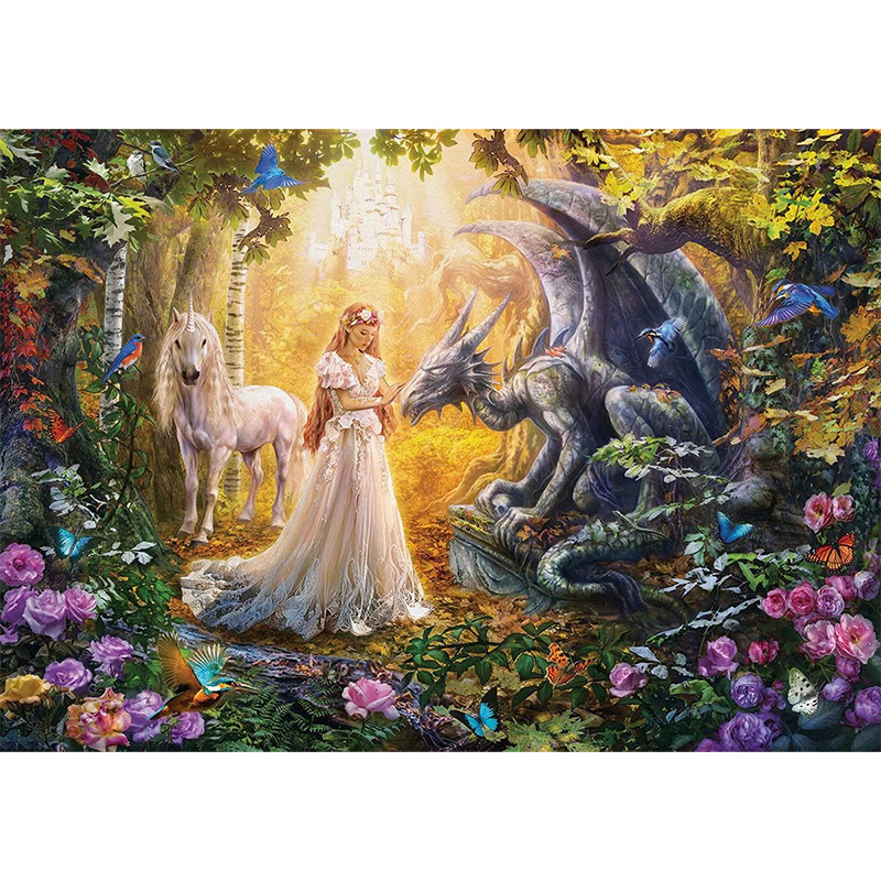 Dragon Lady Wooden Jigsaw Puzzle - aimpuzzle