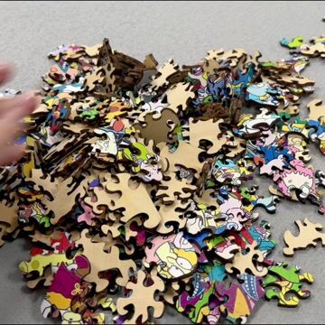 SpongeBob SquarePants Cartoon Wooden Jigsaw Puzzle - aimpuzzle