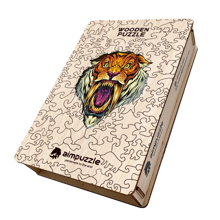 Tiger Wooden Jigsaw Puzzle - aimpuzzle