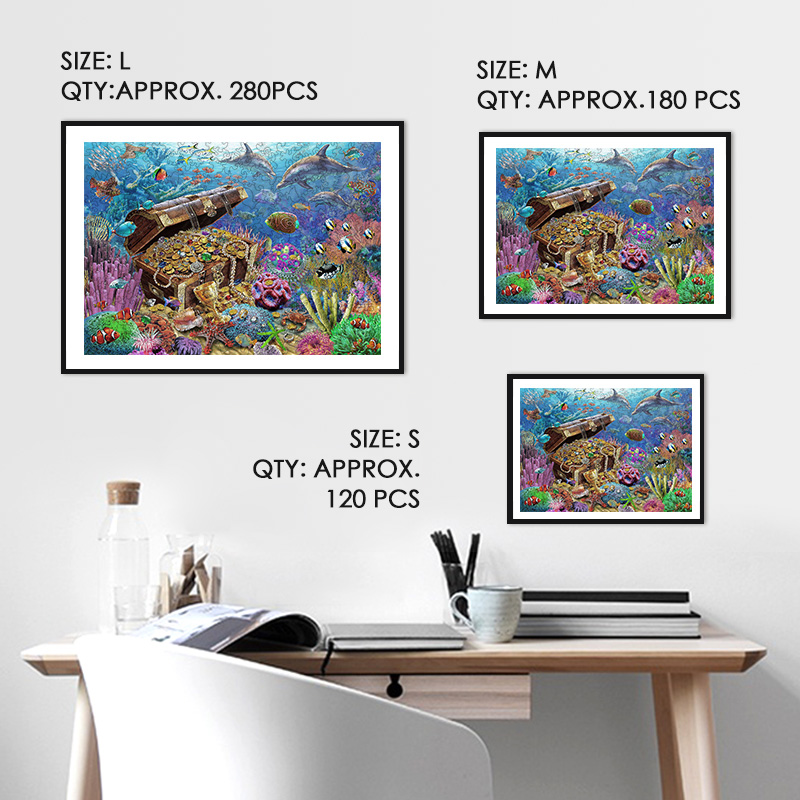 Undersea Treasure Wooden Jigsaw Puzzle - aimpuzzle